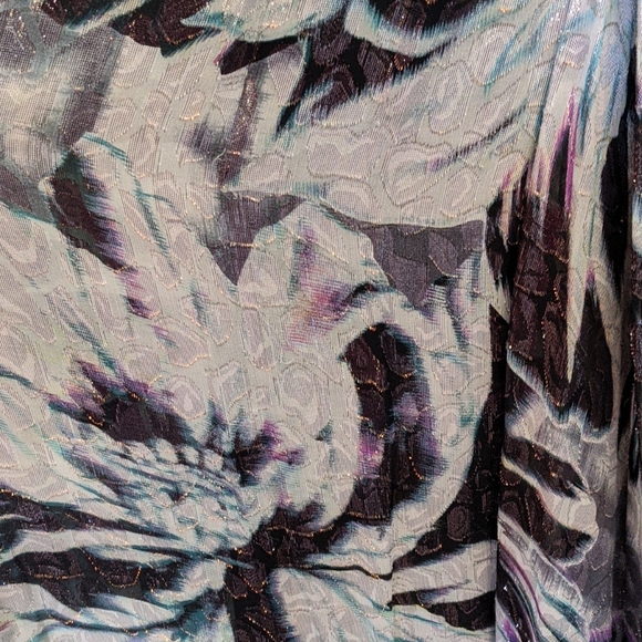 Bcbg auriel silk metallic dress - Picture 4 of 6